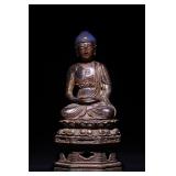 MING DYNASTY BRONZE BUDDHA