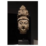 SONG DYNASTY WOODEN BUDDHA HEAD