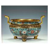 MING DYNASTY CLOISONNE INCENSE BURNER