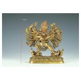 GILDED VAJRABHAIRAVA FROM THE QING DYNASTY