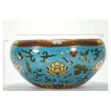 CLOISONNE BOWL FROM THE MING DYNASTY