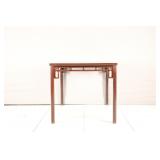 MING DYNASTY YELLOW FLOWER TABLE