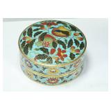 CLOISONNE COVERED BOX FROM THE MING DYNASTY