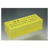 QING DYNASTY YELLOW GLAZED POEM-INSCRIBED WASH...