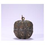 SILVER RELIC BOX FROM THE 7TH CENTURY