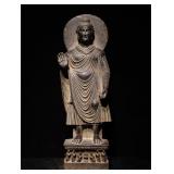 3RD CENTURY GANDHARAN STONE BUDDHA STATUE