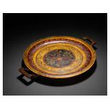 HAN DYNASTY JADE BODY GILDED AND PAINTED...