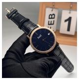 PIAGET 18K ROSE GOLD WATCH SET WITH DIAMONDS