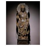 3RD CENTURY GANDHARAN STONE BUDDHA STATUE