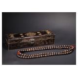 QING DYNASTY GANQING PALACE AGARWOOD BUDDHA...