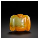 RED MOUNTAIN CULTURE JADE RED QIN JADE OWL