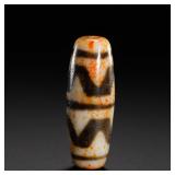 TANG DYNASTY DOUBLE TIGER TOOTH OLD BEAD SINGLE...