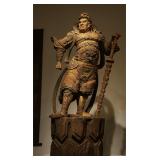 A WOODCARVING OF VAJRAPANI BODHISATTVA FROM THE...