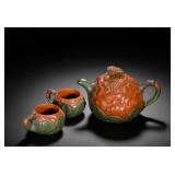 JIANG RONG TWO-COLOR CLAY PEONY BUTTERFLY...