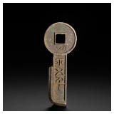 FIVE HUNDRED COINS OF SILVER CONTRACT KNIFE...