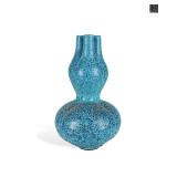 QING DYNASTY QIANLONG LUJUN GLAZE THREE-TUBE...