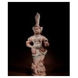 TANG DYNASTY PAINTED FIGURES OF THE HEAVENLY...