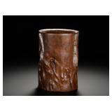A NATURAL PEN HOLDER MADE OF GALL WOOD IN THE...