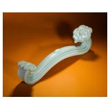 SKY BLUE GLAZED RUYI CLOUD PATTERN PORCELAIN RUYI
