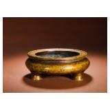 COPPER ? THREE-LEGGED FURNACE OF THE MING DYNASTY