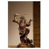 ZHONG KUI STATUES FROM THE MING DYNASTY