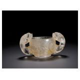 QING DYNASTY CRYSTAL PEN WASHERS