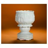 QING DYNASTY SHADOW CELADON GLAZED RELIEF LOTUS...