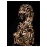 3RD CENTURY GANDHARA STONE BUDDHA
