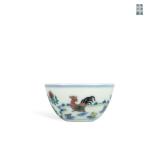 CHENGHUA DOUCAI CHICKEN CUP OF THE MING DYNASTY