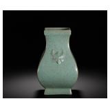 SONG DYNASTY RU KILN SKY BLUE GLAZED SPLIT DEER...