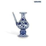 MING DYNASTY XUANDE BLUE AND WHITE ENTWINED...