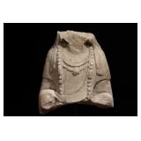 A WHITE MARBLE STATUE OF A BODHISATTVA FROM THE...