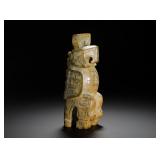 SHANG DYNASTY JADE OWL RITUAL VESSEL