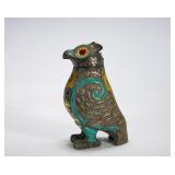 BRONZE WITH INLAID GOLD AND SILVER AND...