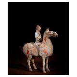 PAINTED TERRACOTTA WARRIORS OF THE HAN DYNASTY