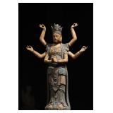 TANG DYNASTY NANMU SIX-ARMED GUANYIN