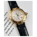 Cartier Pasha Automatic Wristwatch with GMT,...