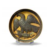 Tang Dynasty Silver-gilt plate with Persian...
