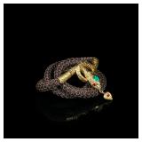Victorian 19th - Century 18K - Gold Serpent...