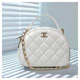 Chanel 23C Mini Dome Top Handle Crossbody Bag,...