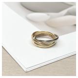 Cartier Trinity Ring, Tri - Colour 18K Gold