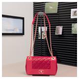 Chanel Mademoiselle Flap Shoulder Bag, Red...