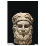 5th - 4th Century BC, Marble Head of an Ancient...