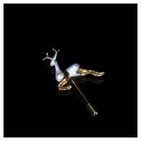 20th - Century 18 - Karat - Gold Natural...
