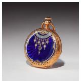 Early 20th Century Swiss 18K Gold Double-Sided...