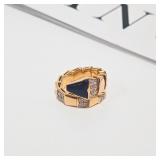 BVLGARI Serpenti Viper One - Coil Ring, 18K...