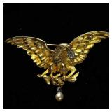 Art Nouveau Period (1880 - 1920) French 18K...
