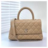 Chanel Coco Handle Small Flap Shoulder Bag,...