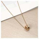 BVLGARI B.Zero1 Pendant Necklace, 18K Gold,...