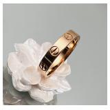 Cartier LOVE Narrow Plain Ring 18K Rose Gold